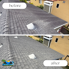 Professional-Asphalt-Shingle-Roof-Soft-Wash-Algae-Removal-Completed-in-Manhattan-Beach-CA 2